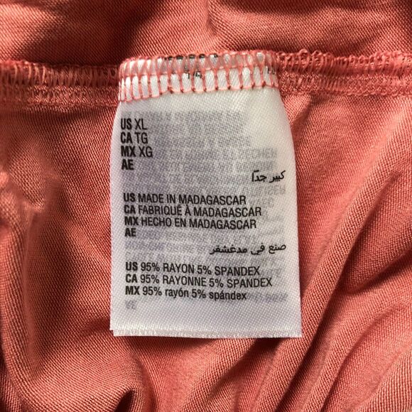 Ideology Womens‎ Shirt XL Lip Gloss Relaxed Fit Short Sleeve Activewear Top NWT - Picture 6 of 7